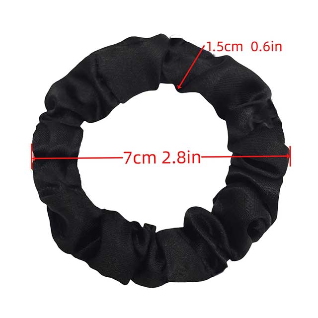 6PCS Multicolor Small Intestine Hair Ties for Women – Elastic Spiral Hair Circles & Styling Accessories