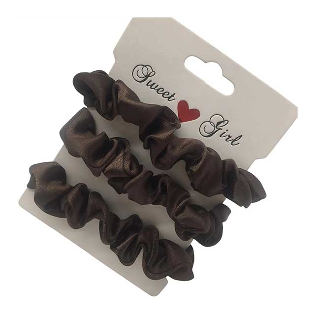 6PCS Multicolor Small Intestine Hair Ties for Women – Elastic Spiral Hair Circles & Styling Accessories