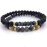6mm Ball Beaded Men Bracelet (EGBT016)