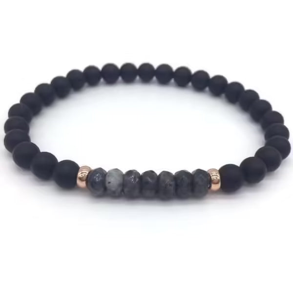 6mm Ball Beaded Men Bracelet (EGBT016)