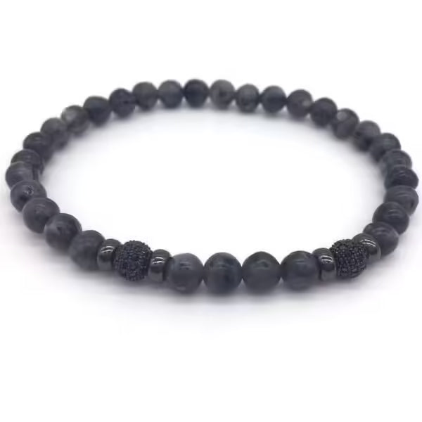 6mm Ball Beaded Men Bracelet (EGBT016)