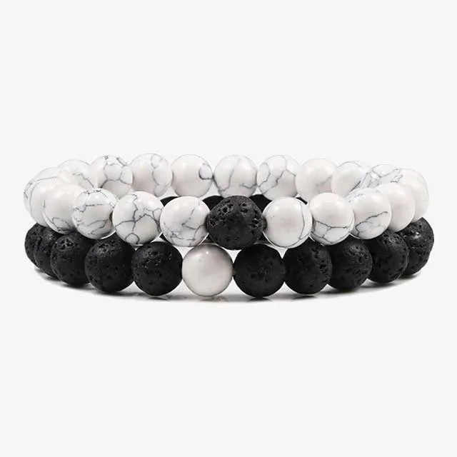 6mm distance bracelets for couples 2pcs set egbt233 gallery img 10 jpg