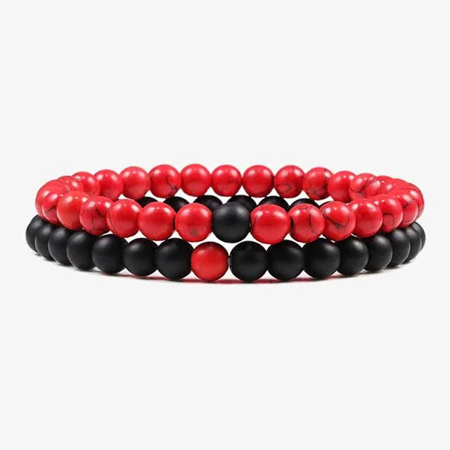 6mm distance bracelets for couples 2pcs set egbt233 gallery img 2 jpg