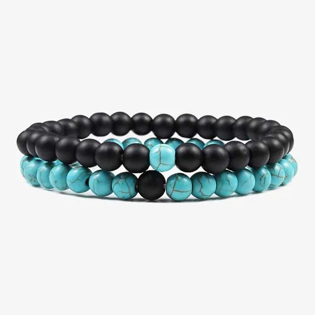 6mm distance bracelets for couples 2pcs set egbt233 gallery img 4 jpg