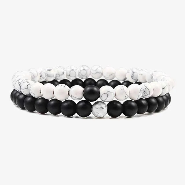 6mm distance bracelets for couples 2pcs set egbt233 gallery img 9 jpg