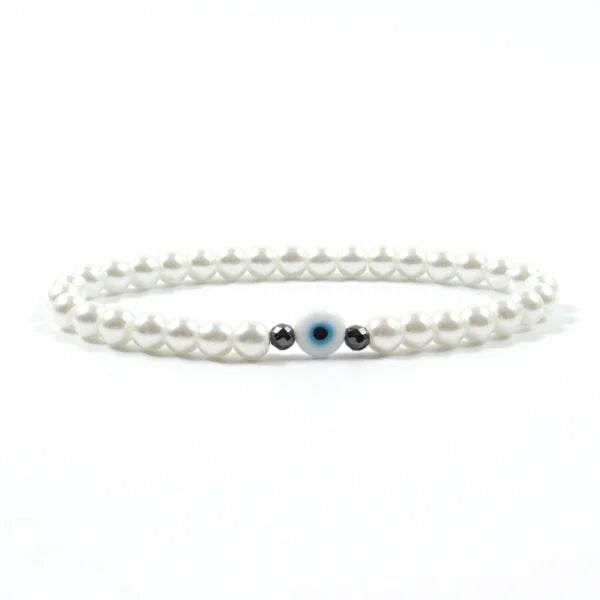 Bracelet unisexe classique fait main à œillet rond de 6 mm (EGBT014)