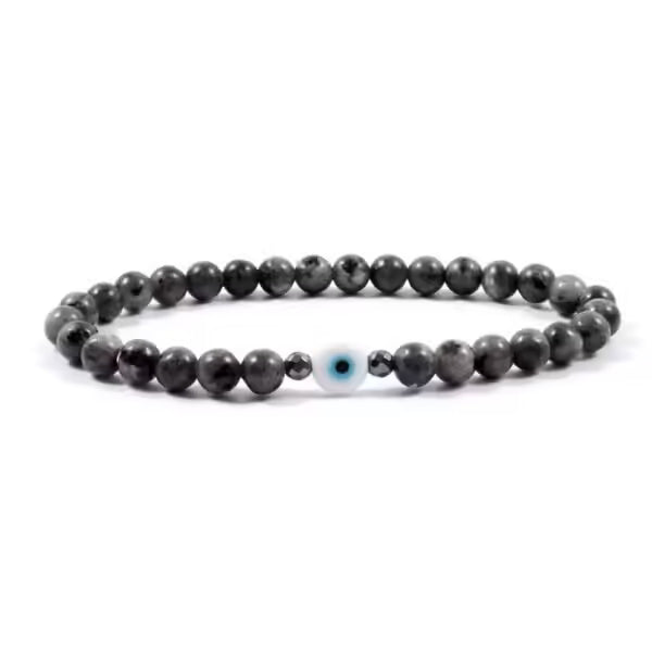 Bracelet unisexe classique fait main à œillet rond de 6 mm (EGBT014)