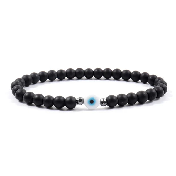 Bracelet unisexe classique fait main à œillet rond de 6 mm (EGBT014)