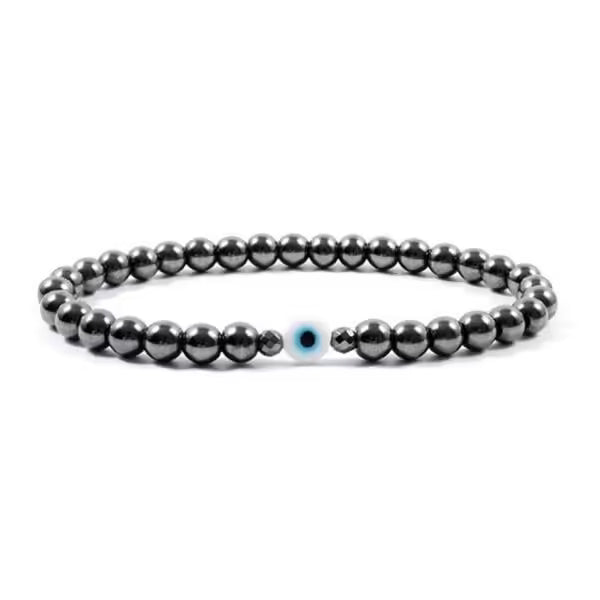 Bracelet unisexe classique fait main à œillet rond de 6 mm (EGBT014)