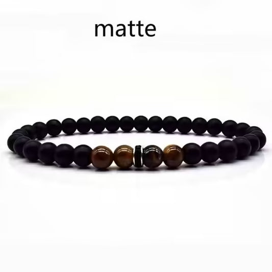 سوار من الخرز البسيط 6 مم (EGBT242)