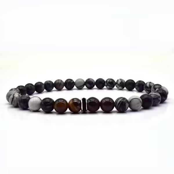 Bracelet de perles simples de 6 mm (EGBT242)