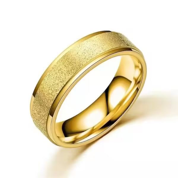 Bague femme en acier inoxydable 6 mm (EGR050)