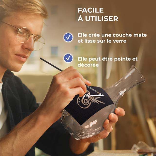 7 Artists Etchall Glass Depolir Creme 50ml – Premium Glass Depolishing, Defrosting Cream &amp; Paste for Crystal Clear Surfaces