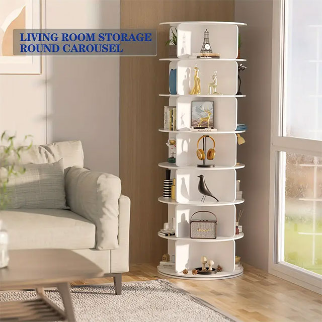 7-Tier Rotating Shoe Rack for Stylish and Organized Storage – EGLOW