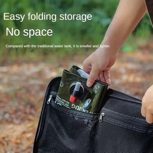 7.5L Collapsible Water Storage Bag – Large-Capacity, Portable PET Water Bag with Built-in Valve for Outdoor & Emergency Use
