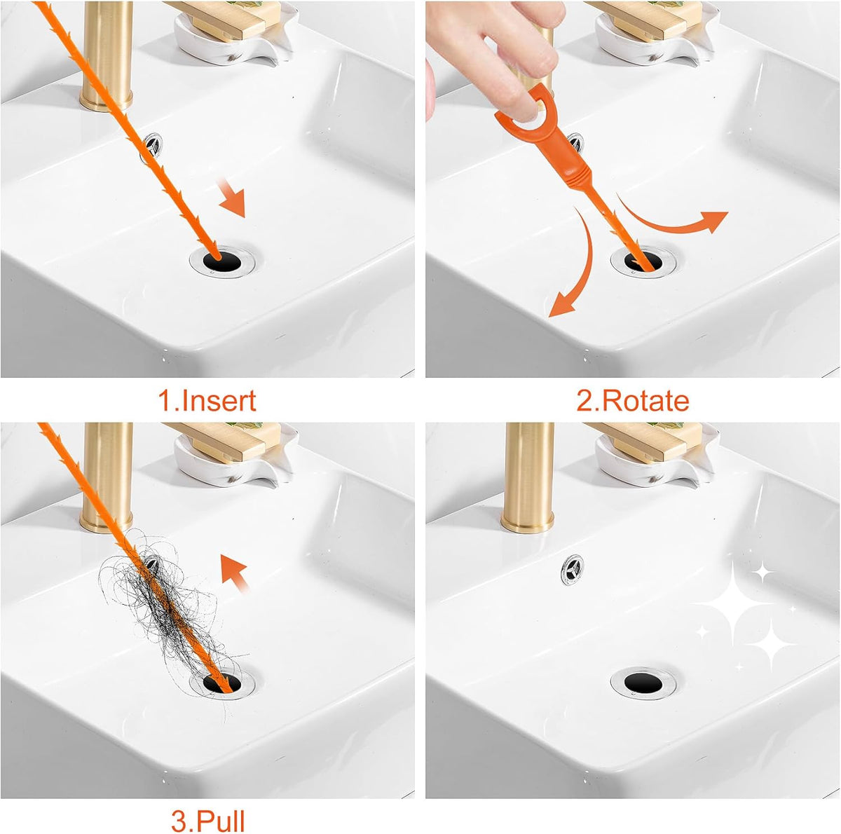 Universal Pipe Dredge & Hairpin Cleaner – Multi-Functional Sink Grabber – Flexible Water Channel Dredging Tool for Toilets, Sewers, and Kitchen Sinks