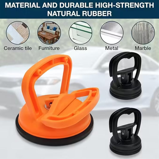 Heavy Duty Aluminum Glass Suction Cup Lifter Vacuum Plate Puller Handle for Glass & Tile Lifting