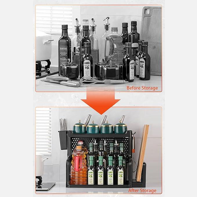 رفوف مطبخ خالية من الثقوب