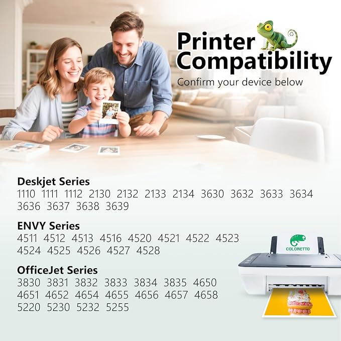 COLORETTO 302XL Black Remanufactured Ink Cartridge – High Yield Compatible Printer Ink (Special Edition)