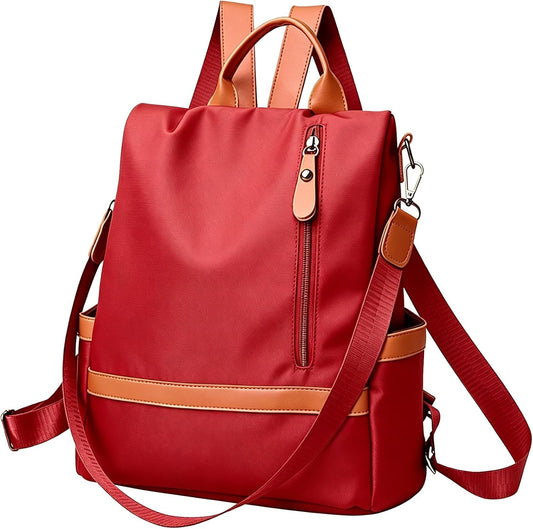 Women’s Small Anti-Theft Backpack Purse – Fashionable Casual Shoulder Bag, Compact Travel Daypack Handbag