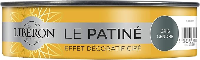 Libéron Patina Effect Wax 150ml – Ash Grey Decorative Furniture Wax | Chalk Paint Finishing & Protective Wax