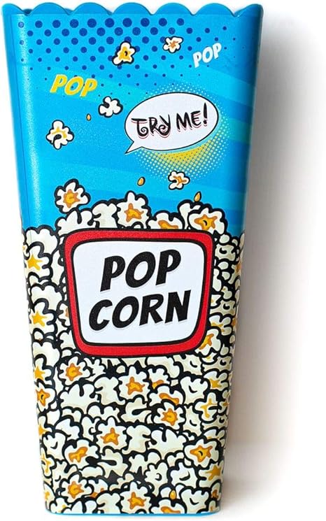 Reusable Popcorn Bucket – Large Movie Night Popcorn Container for Home Cinema, Parties & Snacks
