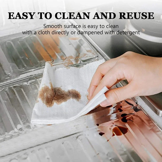 Aluminum Foil Gas Stove Shield Oil Splatter Screen Kitchen Tool 84 x 32.5cm
