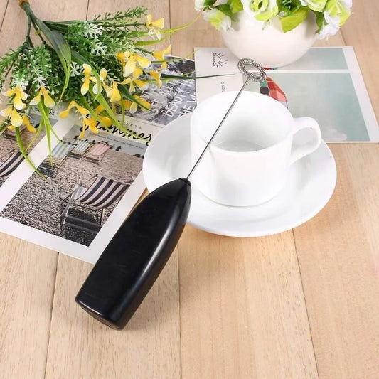 Electric Milk Frother Handheld Coffee Stirrer – Portable Mini Electric Whisk for Coffee, Latte, Cappuccino, Matcha, Eggs & Drinks