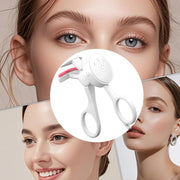 Recourbe-cils chauffant sans cadre GECOMO – Contrôle intelligent de la température – Rechargeable par USB et outil électrique longue durée pour rehaussement des cils (blanc)