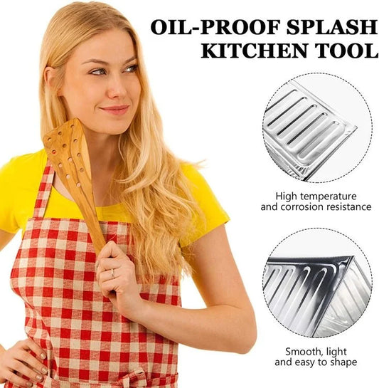 Aluminum Foil Gas Stove Shield Oil Splatter Screen Kitchen Tool 84 x 32.5cm
