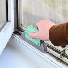 Window Track Cleaning Brush – Handheld Crevice Cleaner for Sliding Door Tracks, Window Frames & Air Vents
