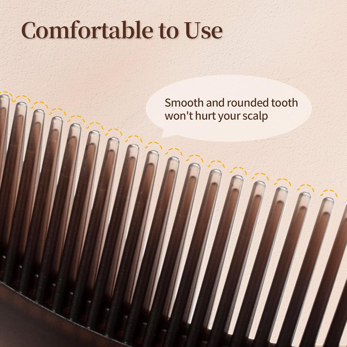 Self-Cleaning Scalp Massage Brush – Anti-Static Dandruff Removal Comb – Professional Hair Dressing & Styling Tool for Healthy Hair Growth