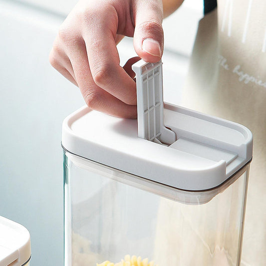 Airtight Food Storage Container | BPA-Free Plastic Pantry Organizers with Locking Lids | Stackable Moisture-Proof Jars for Cereal, Coffee & Sugar