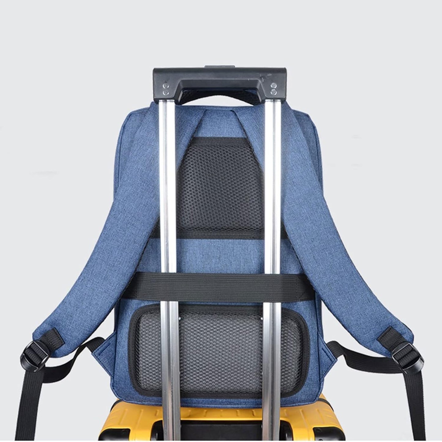 **Men's Large Waterproof Laptop Backpack – Multifunctional Business & Travel Backpack with USB Charging Port**