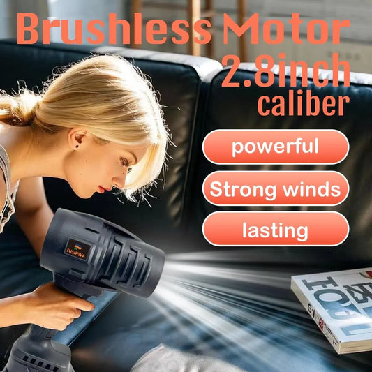 24V Cordless Mini Leaf Blower with Battery & Charger – 500 CFM 200 MPH Handheld Electric Air Blower for Lawn, Patio & Car Drying