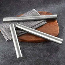 Premium Stainless Steel Rolling Pin – Non-Stick Metal Pastry Roller for Baking, Pizza, and Cookies