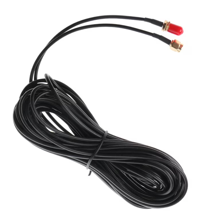 10M SMA Male to SMA Female Antenna Extension Cable – RG174 WiFi Router Signal Adapter Cable