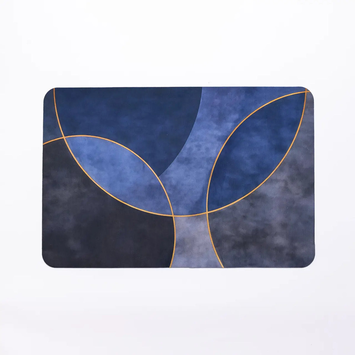 40*60cm Rectangular Absorbent Anti Slip Rubber Quick Dry Bath Mat (EGM057)