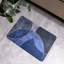 40*60cm Rectangular Absorbent Anti Slip Rubber Quick Dry Bath Mat (EGM057)