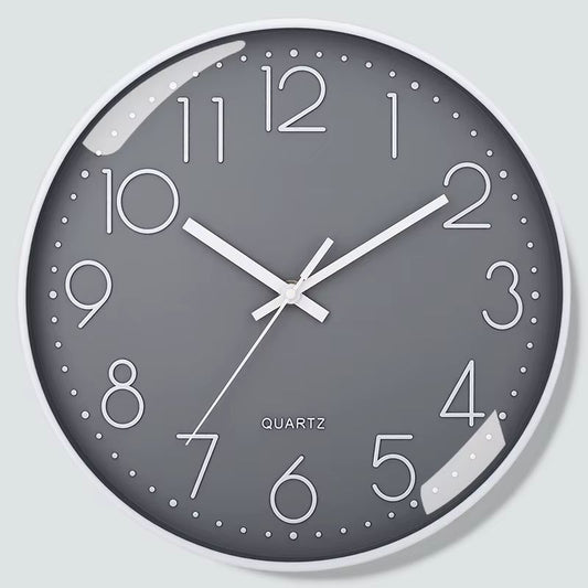 8-Inch Quartz Wall Clock – Silent Non-Ticking Mute Clock – Cubic Digital Wall Clock for Living Room, Bedroom & Office Decoration