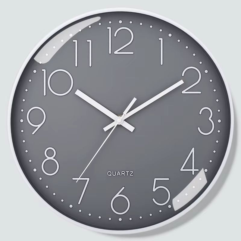 8-Inch Quartz Wall Clock – Silent Non-Ticking Mute Clock – Cubic Digital Wall Clock for Living Room, Bedroom & Office Decoration