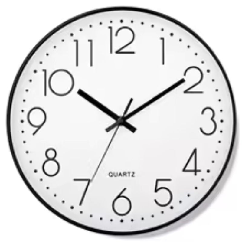 8-Inch Quartz Wall Clock – Silent Non-Ticking Mute Clock – Cubic Digital Wall Clock for Living Room, Bedroom & Office Decoration