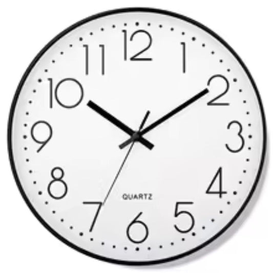 8-Inch Quartz Wall Clock – Silent Non-Ticking Mute Clock – Cubic Digital Wall Clock for Living Room, Bedroom & Office Decoration