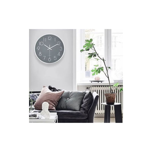 8-Inch Quartz Wall Clock – Silent Non-Ticking Mute Clock – Cubic Digital Wall Clock for Living Room, Bedroom & Office Decoration