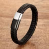 8 Colors Classic Leather Men Bracelet (EGBT059)