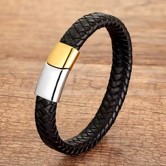 8 Colors Classic Leather Men Bracelet (EGBT059)