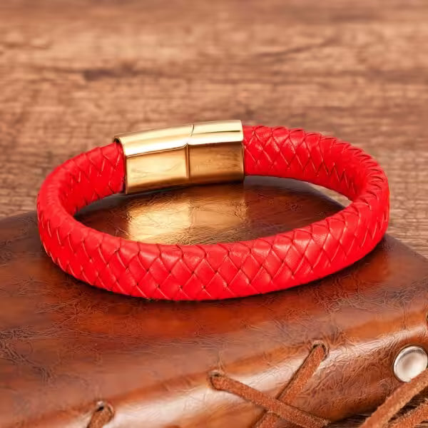 8 Colors Classic Leather Men Bracelet (EGBT059)
