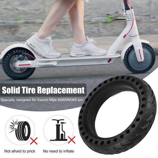 8.5" Solid Honeycomb Tire Replacement for Xiaomi M365 Electric Scooter – Compatible with Mijia Mi M365 Pro, Gotrax GXL V2 &amp; XR, Front/Rear Scooter Wheel