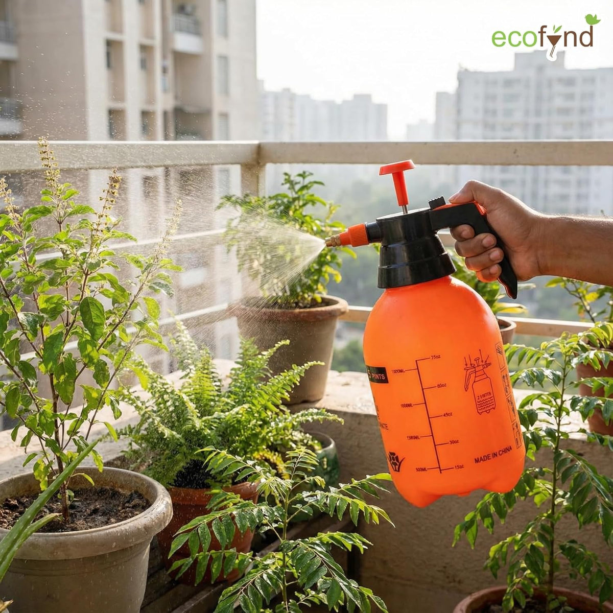 Vaporisateur de jardin épaissi haute pression 2L – Pulvérisateur à main pneumatique – Pulvérisateur à compression professionnel pour l'irrigation et la désinfection
