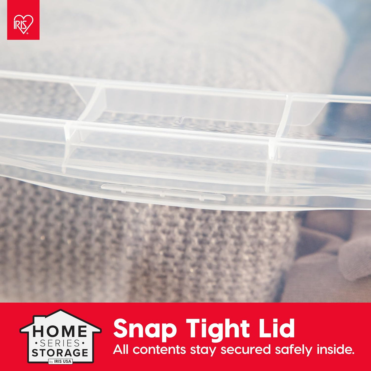 3-Piece Clear Stackable Storage Bin Set with Lids – 29 × 16 × 10.5 cm Plastic Organizer Boxes for Home, Closet & Office